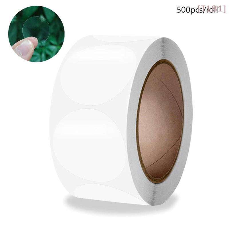 Sticker Label Roll - 500pcs/roll Round Transparent Stickers Sealing Clear