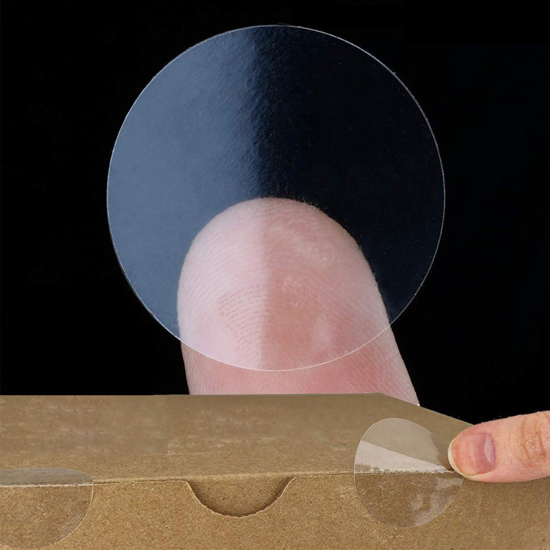 500pcs/roll Round Transparent  - Sticker Label Roll recension och pris